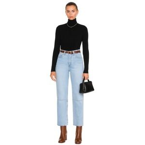 MOTHER Double‎ Stack Seamed Ankle Jeans Just A Nibble Light Wash Size 27